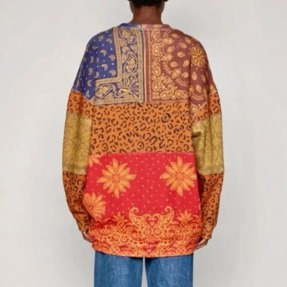 FARM Rio Multicolor Patchwork Sweatshirt - Picture 4 of 11